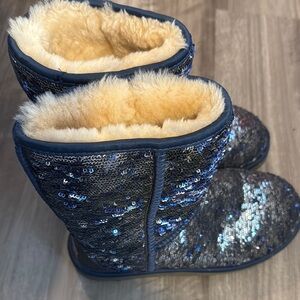 UGG Blue Sequin Boots